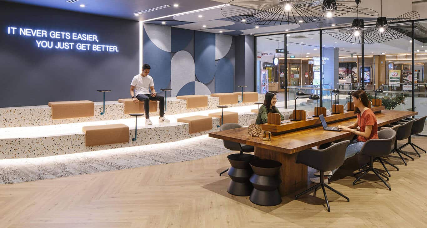 JustCo – The Centrepoint venue in 176 Orchard Road, The Centrepoint, #05-05, Singapore 238843