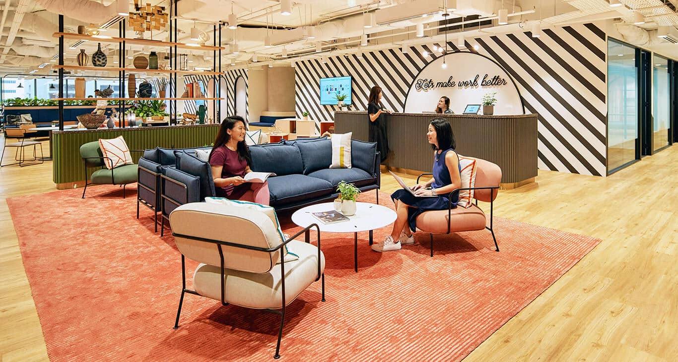 JustCo - Lazada One venue in 51 Bras Basah Road, Lazada One, Level 6, Singapore 189554